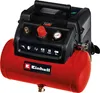 A red and black Einhell air compressor is shown against a white background. Anteprima dell’immagine prodotto