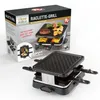 A product box for a raclette grill with a picture of the grill in use. Produktbild-Vorschau