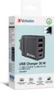 Verbatim Ladegerät 30W, 1x USB-C , 3x USB-A, (PD 3.0, QC Produktbild-Vorschau 12