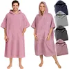 Toalla de baño tipo poncho para mujer y hombre - Poncho de Vista previa de la imagen del producto 1