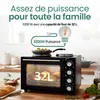 Emerio mini-four – 2 plaques de cuisson – 90–230°C – Voir les images du produit 4