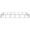 Hundezwinger Schwarz 30 m² Stahl , Sonstiges Hundezubehör Produktbild-Vorschau 2