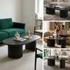 HOOZ® Couchtisch Set Oval Modern – 130x70 cm  – 4 cm Produktbild-Vorschau 2