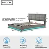 Polsterbett,Doppelbett mit höheverstellbarem Produktbild-Vorschau 6