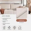 Idohome Sofa 3-Sitzer Schlafsofa Freistehend & Modern mit Produktbild-Vorschau 9
