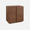 sweeek - Anrichte Holzlook 2 Türen 80 cm - Nussbaumfarben Produktbild-Vorschau 1
