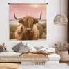 MuchoWow® Wandteppich Wandbehang Natur - Schottisches Produktbild-Vorschau 2