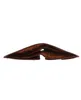 An open brown leather wallet against a white background. Produktbild-Vorschau