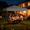 LZQ Pop-Up Pavillon 3x3 m Faltpavillon für Garten & Produktbild-Vorschau 11