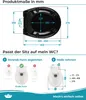 Calmwaters® Premium Toilettendeckel Schwarz einfache Produktbild-Vorschau 6