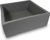 Bazén s guľami 110x110x40cm sivý - Bez gúľ / Bez gúľ Náhľad obrázku produktu 1