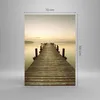 Bilder auf glas - Einteilig - Brücke See - 70x100cm - Produktbild-Vorschau 3