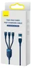 Cavo Usb 3W1 Baseus Flash Serie 2, Usb-C + Micro Usb + Anteprima dell’immagine prodotto 5