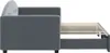 vidaXL Letto da giorno allungabile grigio scuro 80x200 cm Anteprima dell’immagine prodotto 4