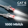 deleyCON 10x 0,25m CAT6 Patchkabel S/FTP PIMF Schirmung Produktbild-Vorschau 4