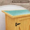 Armoire de jardin Outsunny en bois, armoire à outils, abri Voir les images du produit 7