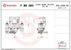 BREMBO Bremssattel Hinten Rechts für RENAULT MASTER III Produktbild-Vorschau 3
