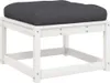 7-tlg. Garten-Lounge-Set mit Kissen Weiß Massivholz Kiefer Produktbild-Vorschau 6