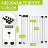 Bomi Treppenschutzgitter ohne Bohren, 71-79 cm, flacher Produktbild-Vorschau 2