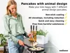 endusor pánev na palačinky pro indukci s nepřilnavým povrchem pro děti se smajlíkovými a zvířecími m Náhled obrázku produktu