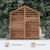M MCombo Holzregal Außen, Kaminzubehör Kaminholzregal mit 2 Produktbild-Vorschau 2