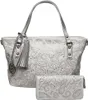 Rieker Damen Schultertasche/ Umhängetasche Grau KunstlederS Produktbild-Vorschau 19