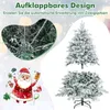 Árbol de Navidad artificial de 135 cm con luces LED Vista previa de la imagen del producto 5