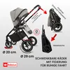 BabyLux® Kočík 3v1 Set GAVIA, Skladací, Sada Lahkých Náhľad obrázku produktu 9