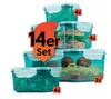 GOURMETmaxx Frischhaltedosen Klick-it 14er Set BPA-freie Produktbild-Vorschau 1
