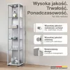 K-Möbel Witryna szklana stojąca w kolorze aluminium / Podgląd zdjęcia produktu 2