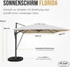 Sonnenschirm 3m x 4m, Aluminium; UV-Schutz; inkl. Produktbild-Vorschau 3
