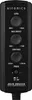 A close-up view of a black electronic device with several knobs and labels. Produktbild-Vorschau