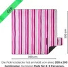 wometo eco-line Picknickdecke 100% recyceltes Fleece Produktbild-Vorschau 4