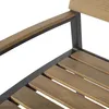 Lesli Living Gartenbank "Arezzo" Teaklook 120 cm Produktbild-Vorschau 17