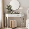 MODFU Luxe console-/kaptafeltje met lade en kristallen Productafbeelding-voorbeeld 4