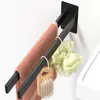 Handtuchhalter Schwarz Ohne Bohren, Selbstklebend Produktbild-Vorschau 2