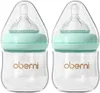 Glasflasche für Babys Anti-Kolik Set 2 Stück Blau 120 ml Produktbild-Vorschau 1