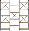 vidaXL Boekenkast, 156 x 25 x 167 cm, houtvezel, Productafbeelding-voorbeeld 5