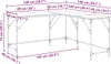 vidaXL Schreibtisch Sonoma-Eiche 149x149x75 cm Produktbild-Vorschau 8