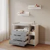 Fasciatoio Livinity Torino Bianco/Grigio con cassetti, Anteprima dell’immagine prodotto 4