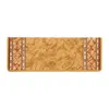 A single rectangular stair mat with a textured beige center and decorative borders on each side. Náhled obrázku produktu