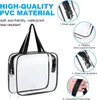 Aucuu Toiletry Bag Transparent 2 pcs Kosmetyczka Podgląd zdjęcia produktu 3