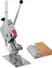 A manual sausage clipping machine with a box of clips on a white background. Náhled obrázku produktu