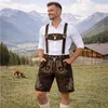 Pantaloni corti in pelle tradizionali da uomo PAULGOS - HK5 Anteprima dell’immagine prodotto 10