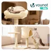 VOUNOT® Arbre à chat 112cm, Arbre à chat multi-niveaux avec Voir les images du produit 6