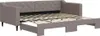 vidaXL Tagesbett Ausziehbar Taupe 90x200 cm Stoff Produktbild-Vorschau 2