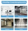 Podlahový ventilátor Ø 60 cm 230 W kovový černý Náhled obrázku produktu 5