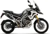 Ciemny aluminiowy układ wydechowy Slip-On ARROW dla Triumph Podgląd zdjęcia produktu 2