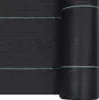 A roll of black landscape fabric with green stripes. Náhľad obrázku produktu