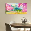 Coloray Acrylbild 100x50  Wandbild Acrylbilder Blume rosa Produktbild-Vorschau 3